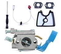 Kit Carburateur pour Husqvarna 125B 125BVX 125BX, ADEFOL Pièces de Rechange Accessoire Moteur Numéro de Pièce OEM C1Q-W37 Kit de Mise au Point du Carburateur