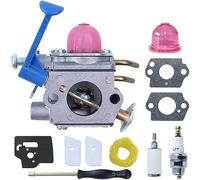 Kit Carburateur pour Husqvarna 128R 128C 128L et 128 Series, ADEFOL Carburateur + Joint + Outil de Réglage + Filtre à Air + Bougie Débroussailleuse Pièces kit Réparation 11 en 1