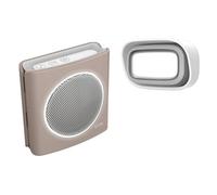 Kit Carillon Beige Soft Touch 200 M Sans Fil Flash Led Extel Dibi Flash Soft Brown 081739