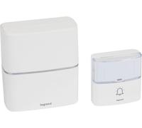 Kit Carillon Et Sonnette Sans Fil Simple Alimentation Par Piles Sérénité Aluminium - Legrand
