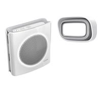 Kit carillon sans fil diBi Flash Soft touch Extel - Blanc - Portée 200 m