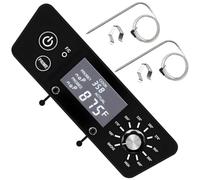 Kit carte de commande thermostat numérique compatible avec Pit Boss B055 PBV3/4/5/7, fumoir vertical, pièce de rechange barbecue à pellets, 2 sondes à viande, écran LCD 150 à 400 °F, bouton Prime