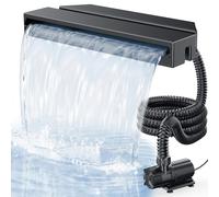 Kit cascade pour étang, 58 cm, pompe 6000 l/h, panier filtrant, tuyau