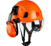 Kit casque de sécurité Mustbau, EN397 Casque de protection avec protection des oreilles et du visage