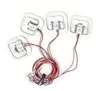 Kit Cellule de Demi Pont 100kg Module Jauge de Contrainte HX711 + 4 Individuels 50Kg