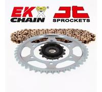 Kit chaîne EK/JT 520SRX2 14/50 - couronne anti-boue - Transmission EK Chain