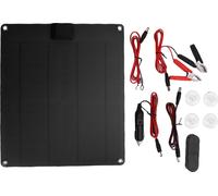 kit chargeur solaire d'entretien 30 W, IP67, étanche, panneau USB portable avec contrôleur pour téléphone portable, voiture, bateau, camping-car