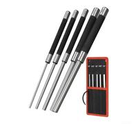 Kit Chasse-Goupilles 5 Acier Trempé Antidérapante Kit Chasse-Goupilles | Acier chrome vanadium trempé, moletée antidérapante, pour idéal mécanique auto, 5 tailles précises