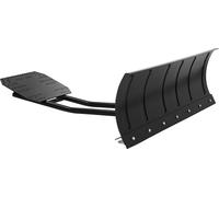 Kit chasse-neige, lame chasse-neige universelle de 122 cm, réglable en hauteur et de gauche à droite, démontage rapide, lame racleuse en acier pour VTT, 3 options de montage, déneigement efficace, pou
