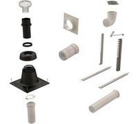 Kit chemilux ubbink n02 entree plafond noir 110mm G