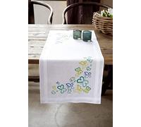 Kit chemin de table Papillons en tons verts