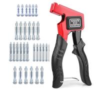 Kit Cheville Molly avec Pince, Paick Ancrages pour murs creux avec 30 cheville Molly, Pince Professionnel Convient à M3/M4/M5/M6/M8