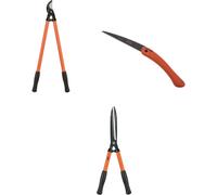 Kit cisaille P59-25-F, ébrancheur P140-F et scie arboricole PG72 compatible avec Bahco