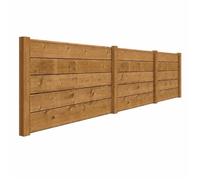 Kit clôture bois 14 ml - Hauteur 80 cm - Pin sylvestre classe 4 - Le Bois Malin