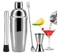 Kit Cocktail 4 Pièces en Acier Inoxydable