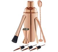 Kit cocktail 8 pièces en coffret cadeau - aspect cuivré