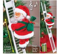 KIT - COFFRET - AUTRES ARTICLES DECORATION DE NOEL Échelle d'escalade électrique Père Noël Noël Cadeaux Figurine Ornement