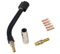 Kit col de cygne en laiton pour chalumeaux de soudage 15AK, design flexible pour les environnements complexes de soudure d'angle (1,0 mm)