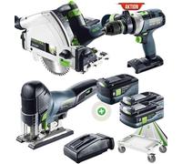 Kit combiné sans fil Festool TPC 18/PSC 420/TSC 55 | 100130