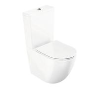 Kit combiné WC RAVAK Optima sans anneau de rinçage blanc incl. Siège de toilette X01870