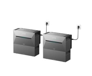 Kit complet : alimentation CA 2 400 W + stockage d’énergie 10,8 kWh 2 x Solarbank 3 Pro + 2 batteries additionnelle BP2700