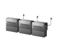 Kit complet : alimentation CA 3 600 W + stockage d’énergie 16,1 kWh 3 x Solarbank 3 Pro + 3 batteries additionnelle BP2700
