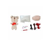 Kit Complet Amigurumi "Edmond l'Ourson" 17cm Beige
