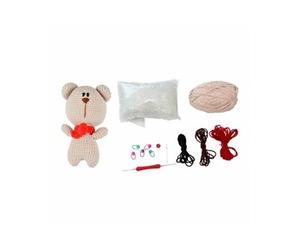 Kit Complet Amigurumi "Edmond l'Ourson" 17cm Beige