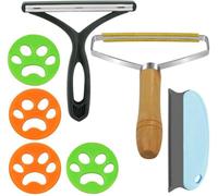 Kit complet Azomor comprenant sept brosses pour éliminer les poils d'animaux sur les vêtements et les meubles