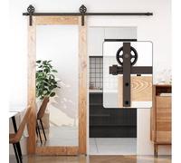 Kit complet Azomor de rails pour portes coulissantes en bois de 86 cm de large