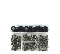 Kit Complet Boulons Carénage Moto pour VFR400 pour NC30 1989 - 1994, Vis Carrosserie, Écrou Revêtement Latéral, en Acier vis(Titanium)