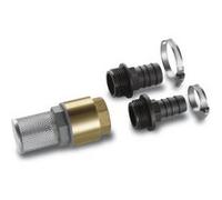 Kit complet crépine Inox avec clapet anti-retour + adaptateur 1"" (25,4mm) / 3/4"" (19mm) Kärcher G