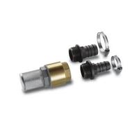 Kit complet d'aspiration KARCHER - Adaptateur 1""/3/4"" - Crépine inox avec clapet anti-retour