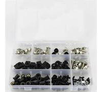 Kit Complet De Carénage Moto Vis Protection Écrous Et Colliers Serrage pour ST1300 S T1300 2002-2013(Argent)