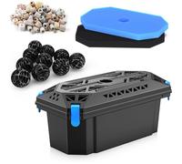 Kit Complet De Filtre De Bassin, Utilisé Avec Pompe De Bassin Solaire, Filtre De Bassin Cascade, Système De Filtration Biologique