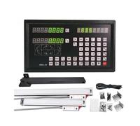 Kit complet de lecture numérique technique DRO-2V 1um et 2 règles de grille d'encodeur d'échelle de verre linéaire
