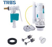 Kit complet de mécanisme de remplissage du réservoir de toilettes - TRES 25477092