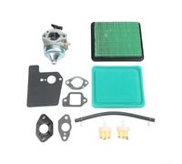 Kit complet de remplacement de carburateur pour Honda Gc190 Gcv190a Hrx217 Series avec filtre à air plaque d'isolation et tuyau de carburant