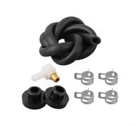 Kit complet de remplacement de tige de réservoir de carburant pour tondeuses à gazon Craftsman compatible avec la pièce 532139277 et la bague 532003645 avec œillets de tuyau et colliers de serrage