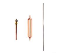 Kit complet de réparation CVC avec filtre sécheur pour valve d'accès BCuP-2 en alliage à souder pour outils de réfrigération (1 lot)