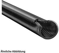 Kit complet FLEXA Tuyau ondulé / tube ondulé Polyamide PA6 fendu - FZIP-K 15, diamètre extérieur 15,8 mm, diamètre intérieur 12,0 mm profil étroit,