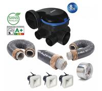 Kit Complet Gaines Et Vmc Aldes Easyhome Hygro Premium Mw Basse Consommation