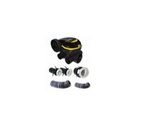 Kit Complet Gaines Et Vmc Simple Flux Easyhome Auto + Grilles De Ventilation Bip - Aldes
