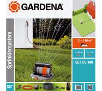 Kit complet GARDENA avec arroseur carré escamotable OS 140