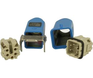 Kit complet HARTING Han EX 4A Boîtier de connecteur et douille droit, 1xM20 - 1 pièce