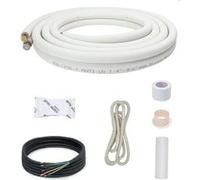 Kit Complet Liaison Frigorifique 1/4-3/8 Pré-Dudgeonnée Liaison Flare bi tube M1 Sannover 10 Mètres