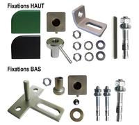 Kit complet pivot de portail à cheviller carré 25x25mm pour tube de 30 ext - 7612