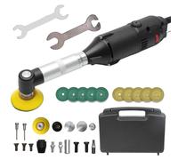 Kit complet pour la pose de carrelage, comprenant : ventouse à double moteur, ponceuse de 350W et mélangeur pour joints de carrelage