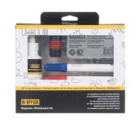 Bi-Office Kit tableau blanc magnétique KT1010 – 4 marqueurs, 6 aimants, effaceur, spray 125 ml