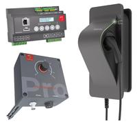 Kit complet SMARTFOX PV, comprenant : gestionnaire d'énergie Pro 2, transformateur de courant 80A, résistance chauffante 4,5 kW, borne de recharge murale 11 kW, 1 unité.